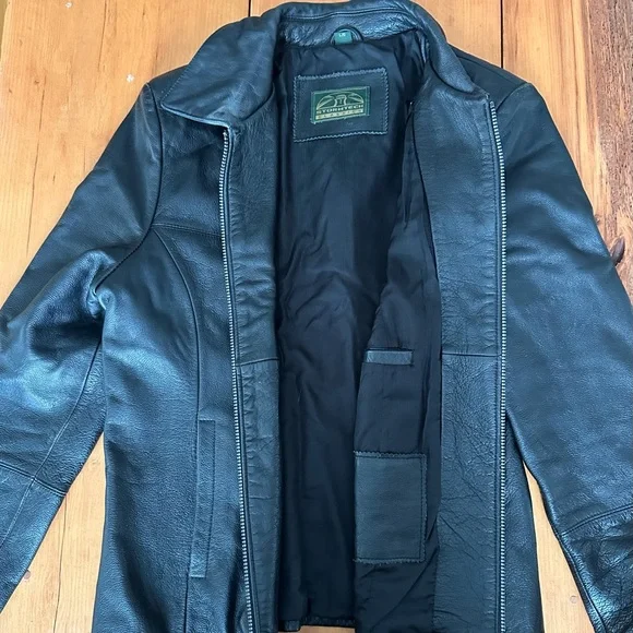 Black Leather Jacket - Picture 3 of 4